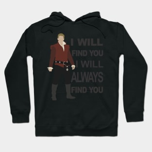 Charming - Find You - Black Text Hoodie